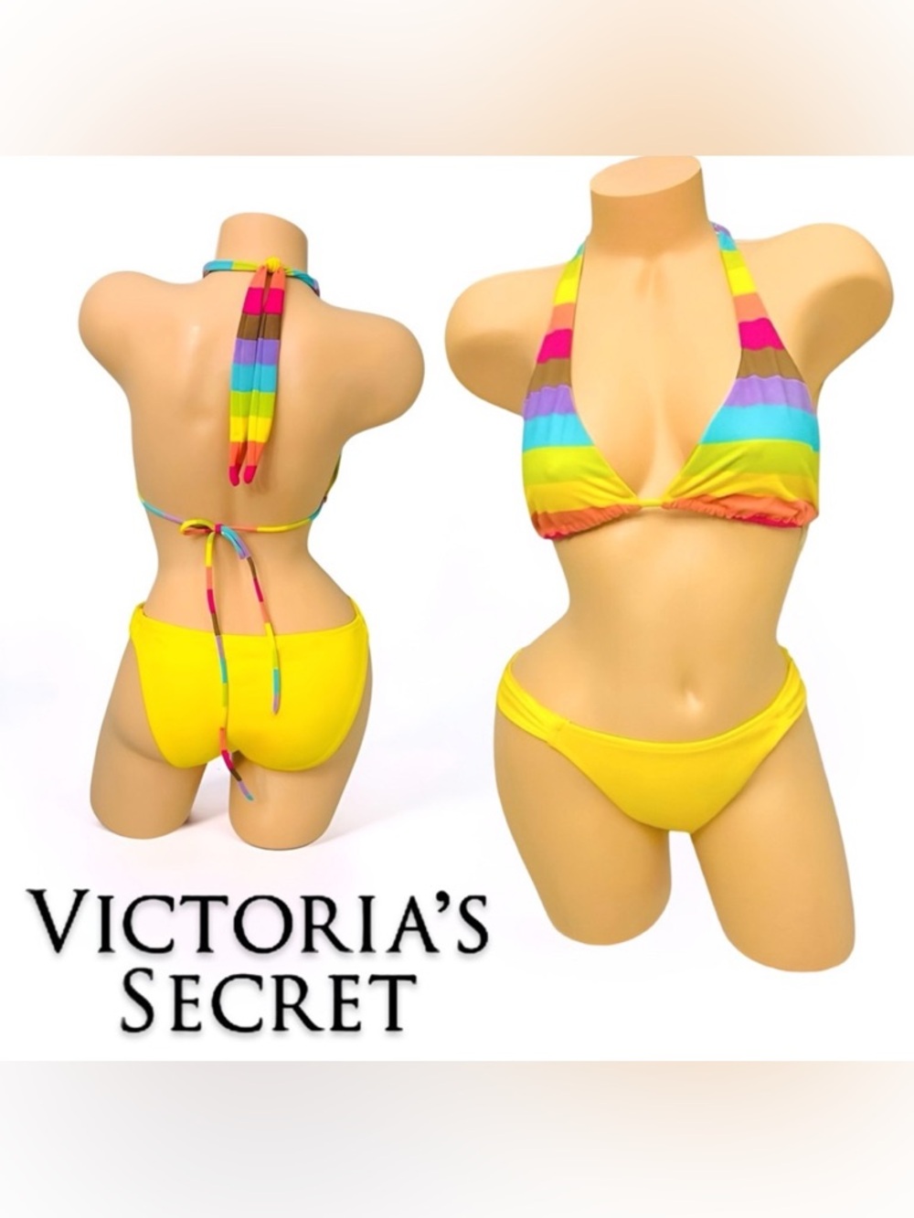 ✨❤️‍🔥Victoria's Secret Rainbow Bikini Swimsuit